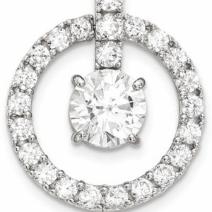 Solid 10k Tiara Collection White Gold Polished